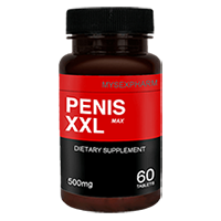 шишенце с таблетки за уголемяване на пениса Penis XXL